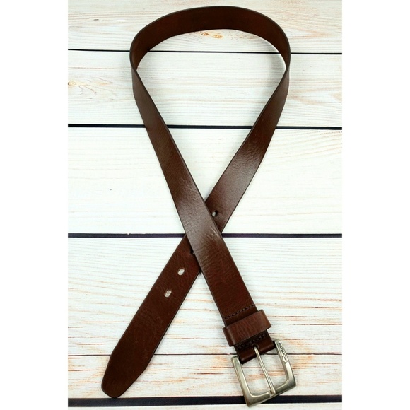 Vintage Accessories - Vintage Timberland leather belt tan